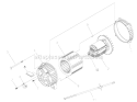 Page A Diagram and Parts List for 030358-0  Briggs and Stratton Generator